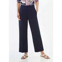GOLDNER Schlupfhose Elegante Sommerhose mit Dehnbund Viskosehose mit Biesen, Eingriffstaschen und Knöchellänge