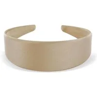 axy Haarreif Breiter Haarreif mit Satin bezogen, Vintage Klassik-Look Damen Haareifen Haarband