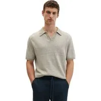 Marc O'Polo Poloshirt regular aus Bio-Baumwolle und Leinen
