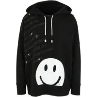 Doris Streich Hoodie mit Hoodie und Smiley-Motiv