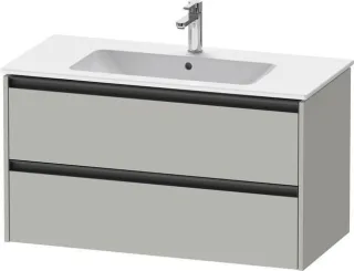 Duravit Ketho.2 Waschtischunterbau wandhängend Betongrau Matt 1010x480x550 mm - K25264007070000 K25264007070000