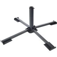 Spetebo Plattenständer Sonnenschirmständer für Gehwegplatten 40x40 cm, für Stöcke bis Ø 44 mm