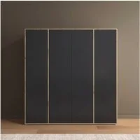 rauch Drehtürenschrank Kleiderschrank Schrank Garderobe Wäscheschrank NABILA viel Stauraum (in 3 verschiedenen Ausstattungen BASIC/CLASSIC/PREMIUM) in 2 Breiten mit Push-to-Open Funktion TOPSELLER MADE IN GERMANY