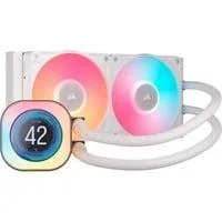 iCUE LINK TITAN 240 RX LCD RGB, Wasserkühlung weiß