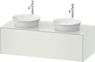 Duravit White Tulip Konsolenwaschtischunterbau wandhängend Weiß Seidenmatt 1300x550x408 mm - WT4978B WT4978B36360010