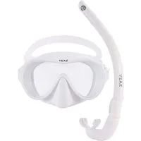 YEAZ Taucherbrille OCEAN VIBES Schnorchelset, Optimale Passform dank supersoftem Silikon