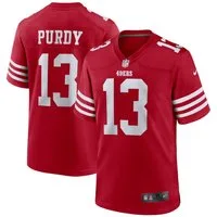 Nike Footballtrikot Nike Trikot San Francisco 49ers NFL Home Game Jersey Purdy 13