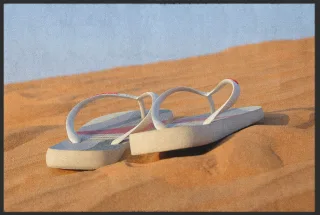 Fussmatte Flip Flops 10399 | Größe: 60 cm x 45 cm