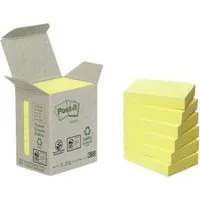 Post-it® Notizzettel Post-it Haftnotiz Recycling Notes 653-1B Bl./Block 6 Block/Pack.