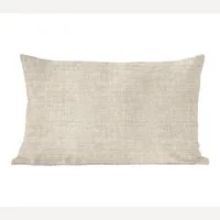 MuchoWow Dekokissen Leinen - Textur - Beige, Dekoration, Zierkissen, Kissen mit Füllung, 50x30 cm