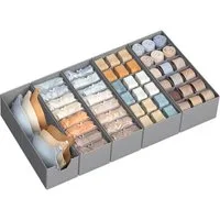 SONGMICS Aufbewahrungsbox Schubladen-Organizer, faltbar, Schrank-Organizer, Kompatibel mit IKEA HEMNES Kommoden