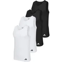 adidas Sportswear Unterhemd 4er Pack Active Flex Cotton Ergonomic (Spar-Set, 4-St) Unterhemd / Tanktop - Baumwolle - Atmungsaktiv