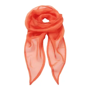 Premier Damen Chiffon-Schal / Chiffon-Halstuch (Orange)
