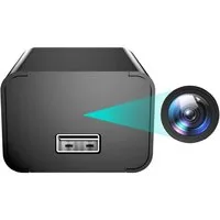 SpionProfi Überwachungskamera Mini Kamera FULL HD Usb Ladegerät Video Ton Aufnahme Überwachung (Innenbereich, Ladegerät versteckte Mini Kamera inkl. Nachtsicht & Bewegungsmelder)