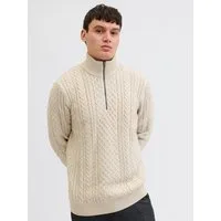 Jack & Jones Troyer JPRBLUSEAN KNIT CABLE HALF ZIP SN