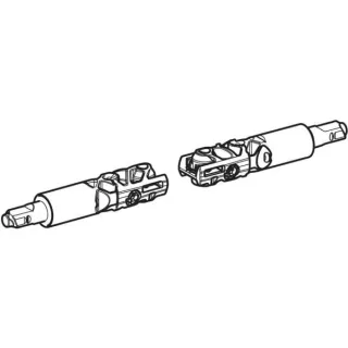 Geberit Ersatzteile Set Scharniere für WC-Sitz, QuickRelease mechanisch, für EasyMount, 245960001 245960001