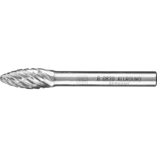 PFERD TOOLS Hartmetall Hochleistungsfrässtift ALLROUND Flamme B universal grob - 21001015
