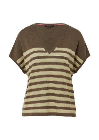 comma - Strickpullover braun - Gr. - 42