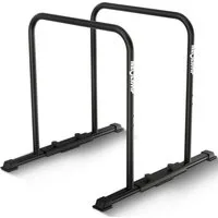 NEOLYMP Liegestützgriffe Dip Barren Calisthenics Equipment – 400 kg belastbare Dip Station (Calisthenics Equipment– rostfreie Dip Stange Fitnessgeräte für Zuhause), Dip Stangen- verstellbare Breite – 90 cm Höhe mit rutschfesten Füßen