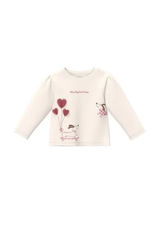 s.Oliver - T-Shirt creme - Gr. - 86