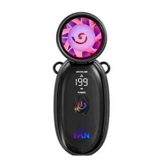 Tevorex Portable USB Fan 3000mAh 199 Adjustable Airflow High-Efficiency Handheld Foldable Cooling Fan with LED Display f