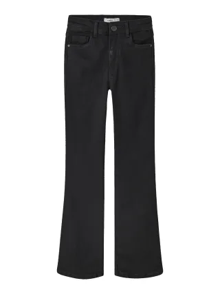NAME IT - NKFPOLLY SKINNY BOOT JEANS 1142-AU NOOS Black Denim - Gr. - 140
