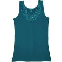 Toker Collection® Achselhemd Damen Unterhemd mit extra breiter Spitze (1 Stück, einzeln gepackt) Spitze in vielen Varianten