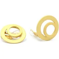 Sergio Engel Ohrclip-Set Pura Ohrclip 32 elegante Ohrclips mit mattierter Oberfläche (Paar Ohrclips, 2-tlg., Paar)