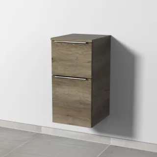 Sanipa 3way Unterschrank mit 2 Auszügen, Eiche-Nebraska, UM14237 UM14237