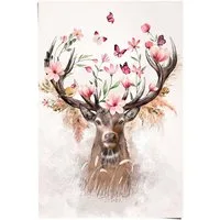 Reinders! Poster Hirsch in Blumen