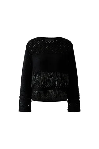Oui - Pullover black - Gr. - 42
