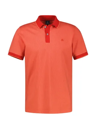 LERROS - POLO-KNOPF vivid red - Gr. - XL