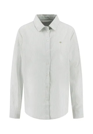 FYNCH-HATTON - BLOUSE CL OXFORD STRIPE sage green - Gr. - 40