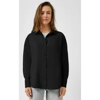 QS Langarmbluse Bluse Fließende Bluse