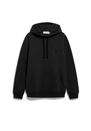 Armedangels - PAARLO FLEECE HOODIE black - Gr. - L