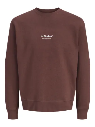 JACK&JONES - JJESOHO SWEAT CREW NECK NOOS Bitter Chocolate - Gr. - M