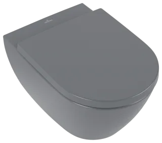 Villeroy & Boch Tiefspül-WCs Subway 2.0 5614R0 370x56 0mm Oval Graphite CeramicPlus, 5614R0i4 5614R0i4