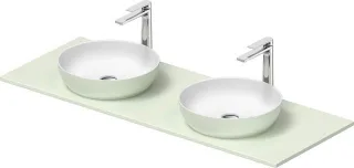 Duravit Sivida SET, Aufsatzbecken 2 r.400 B.Aussen: blassgrün matt 268016FH00