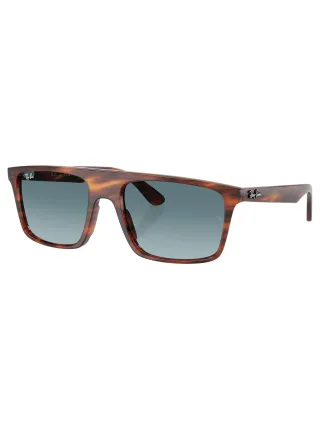 Ray-Ban RB2222 Quadratische Sonnenbrille, Braun