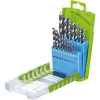 kwb Bohrer- und Bit-Set HI-NOX HSS Bohrersatz 19 tlg, Universeller 19-teiliger Akku-Top Metallbohrer-Satz HI-NOX, HSS -