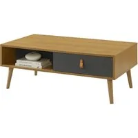 OTTO home Couchtisch Avril, Eichen-Melamin, FSC-zertifiziertes Eschenholz, Breite 110 cm