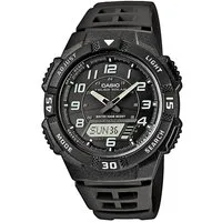 CASIO TIMELESS COLLECTION Chronograph AQ-S800W-1BVEF, Solaruhr, Quarzuhr,Armbanduhr,Herrenuhr,Digitaluhr, bis 10bar wasserd.