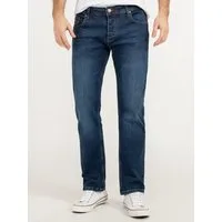 Lorenzo Loren Straight-Jeans Herren Jeans Stretch Blau LL-4008