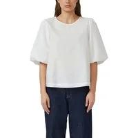 s.Oliver Schlupfbluse mit weitem Hallbarm und Knopfvershcluss