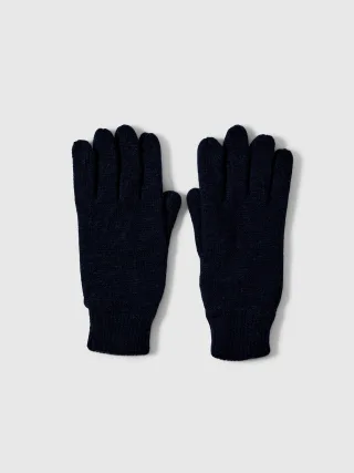 SELECTED MEN - SLHCRAY WOOL BLEND GLOVES Sky Captain - Gr. - ONE SIZE