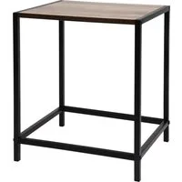 Meinposten Beistelltisch Couchtisch Kaffeetisch Tisch Nachttisch schwarz Indoor (1-St)