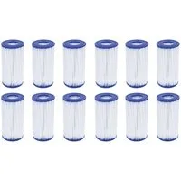 Bestway Pool-Filterkartusche Bestway Filterkartusche 12er Set