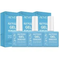 ALIVER Nagellackentferner Remover Gellack Entferner Gel Nail Polish Aliver, 3-tlg.