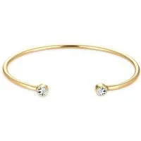 Elli Armreif Armreif Weiß 925 Sterling Silver, mit Kristallen von Swarovski®