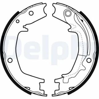 Delphi Bremsbacken hinten Hyundai Kia LS1985